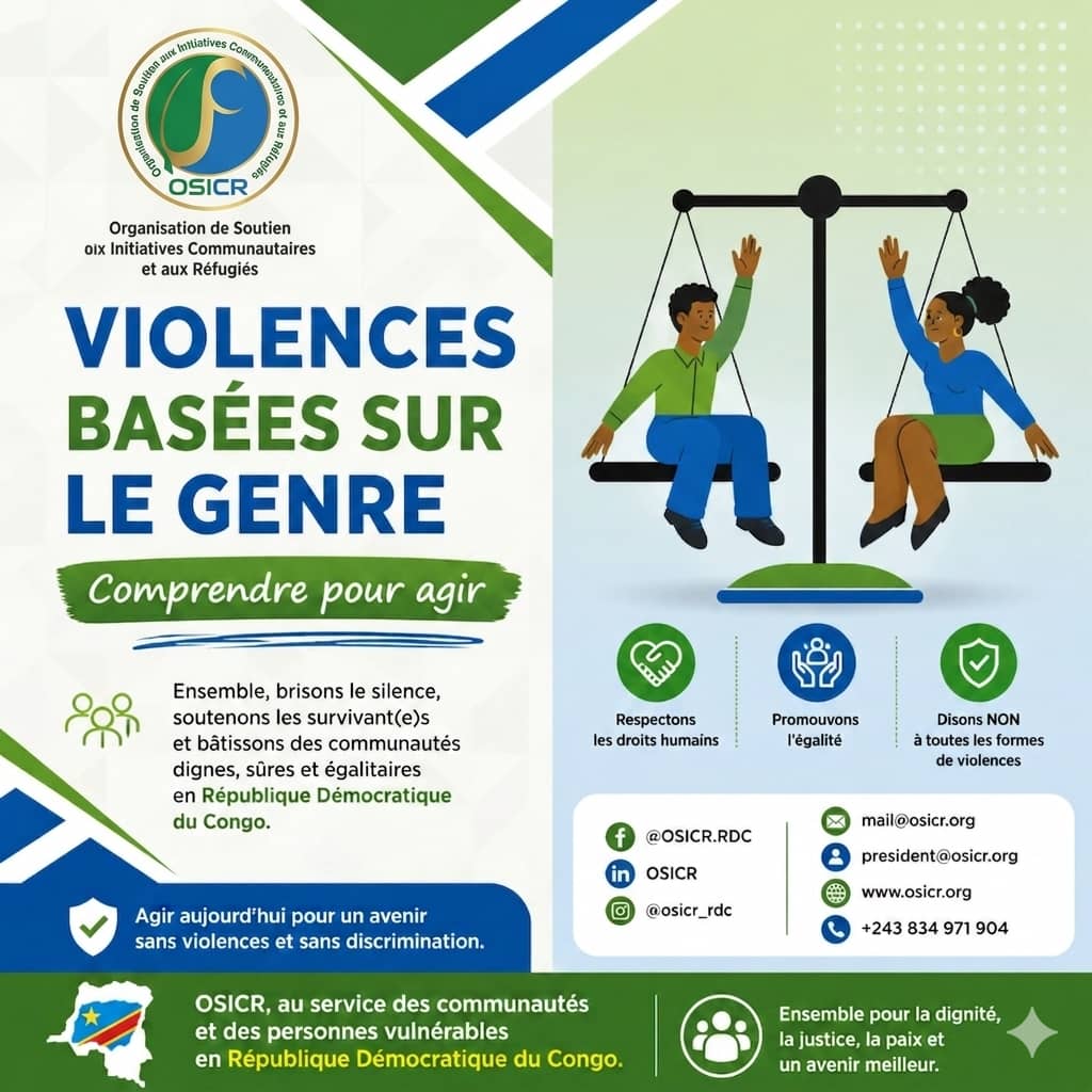 STOP AUX VIOLENCES BASÉES SUR LE GENRE EN RÉPUBLIQUE DÉMOCRATIQUE DU CONGO